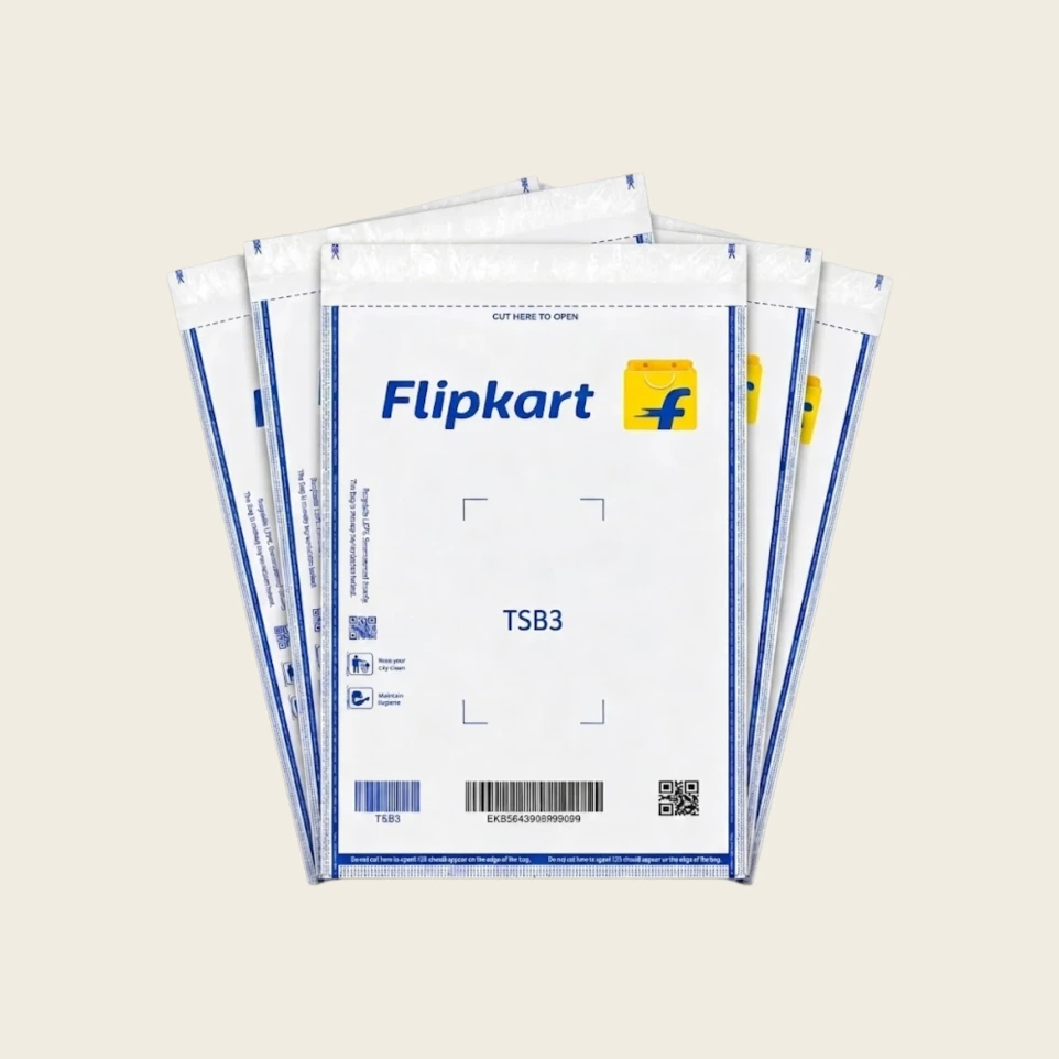 Flipkart Approved Barcoded Security Bags