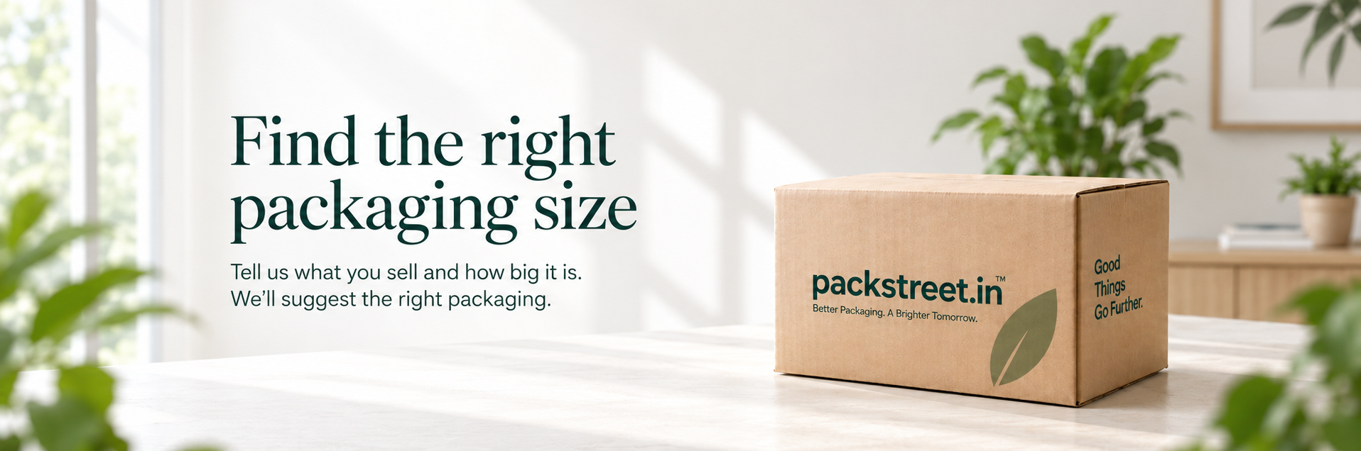 PackStreet packaging size calculator