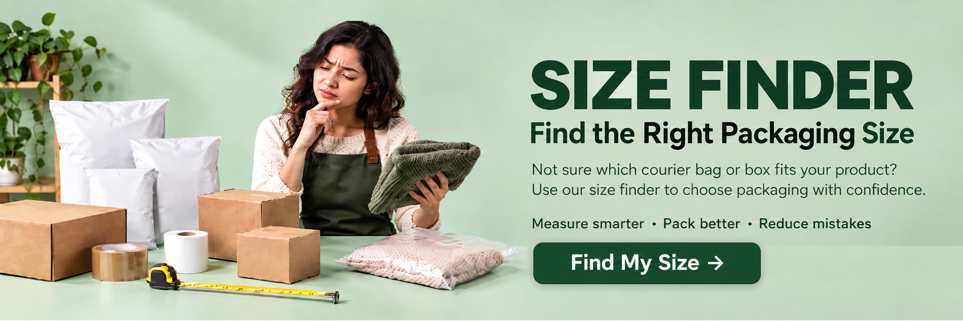 Size Finder — find the right packaging fit