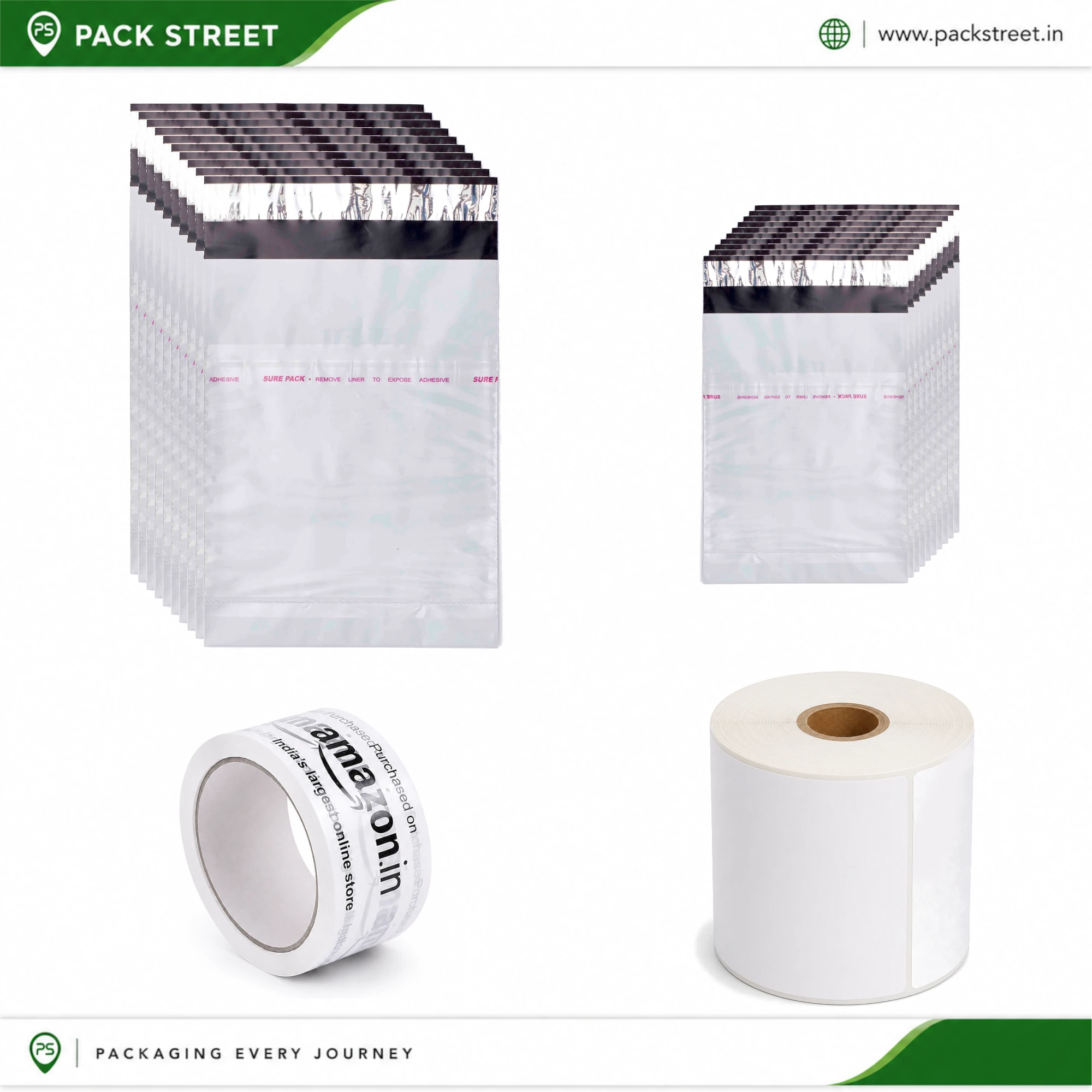 Amazon Starter Pack (POD, 6x8, 6x8, Amazon Printed Tape, 3x5 Thermal Label)