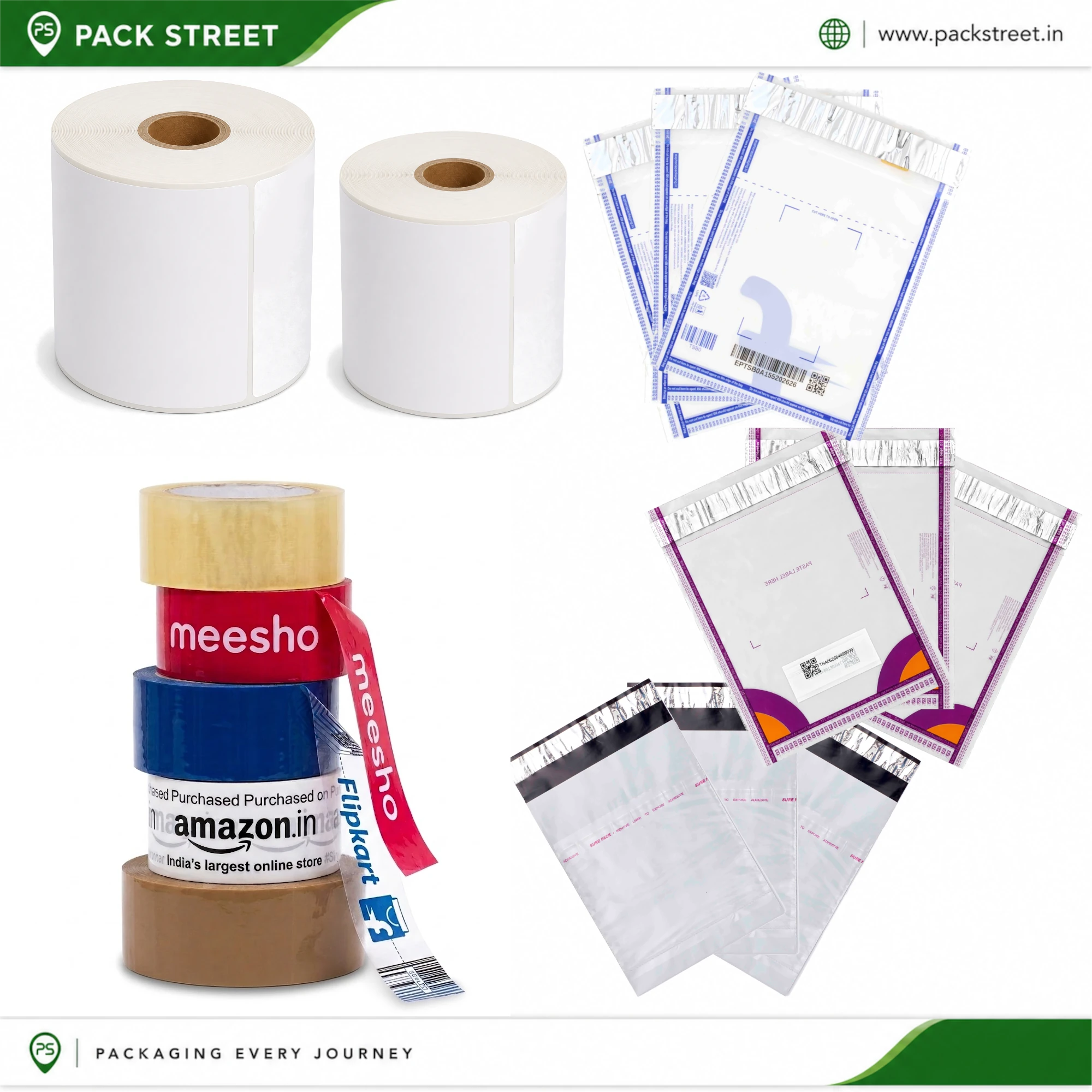 Multi-Marketplace Mega Bundle (6x7.5, 6x7.5, 6.5x8, 6.5x8, POD, 6x8, 6x8, Flipkart Blue Tape, Flipkart Blue Tape, Flipkart Blue Tape, 3x5 Thermal Label, 3x5 Thermal Label)